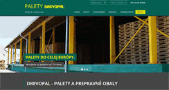 Desktop Screenshot of paletydrevopal.sk